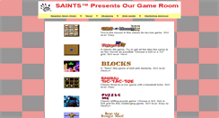 Desktop Screenshot of games.saints.com